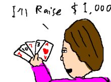 Bluffing on the Flop in Poker